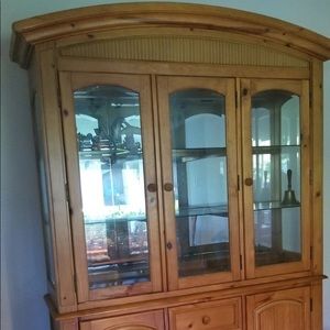 WOODEN CHINA CABINET MUST GO!!